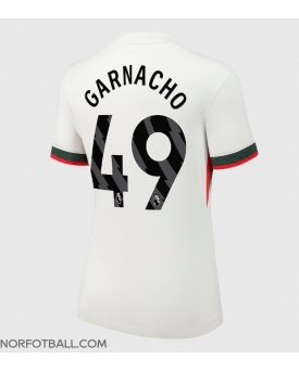 Billige Fotballdrakt Chelsea Alejandro Garnacho #49 Replika Bortedrakt Dame 2025-26 Kortermet Billige Fotballdrakt Chelsea Alejandro Garnacho #49 Replika Bortedrakt Dame 2025-26 Kortermet